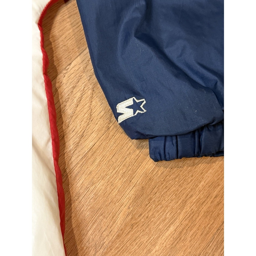 Vintage 90s Boston Red Sox Starter Full Zip Light Weight Windbreaker Jacket XL - Picture 9 of 13